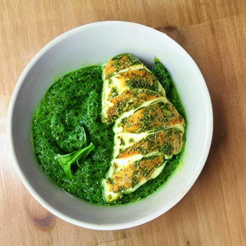 Pesto-Hähnchen Rezept für die hCG-Diät